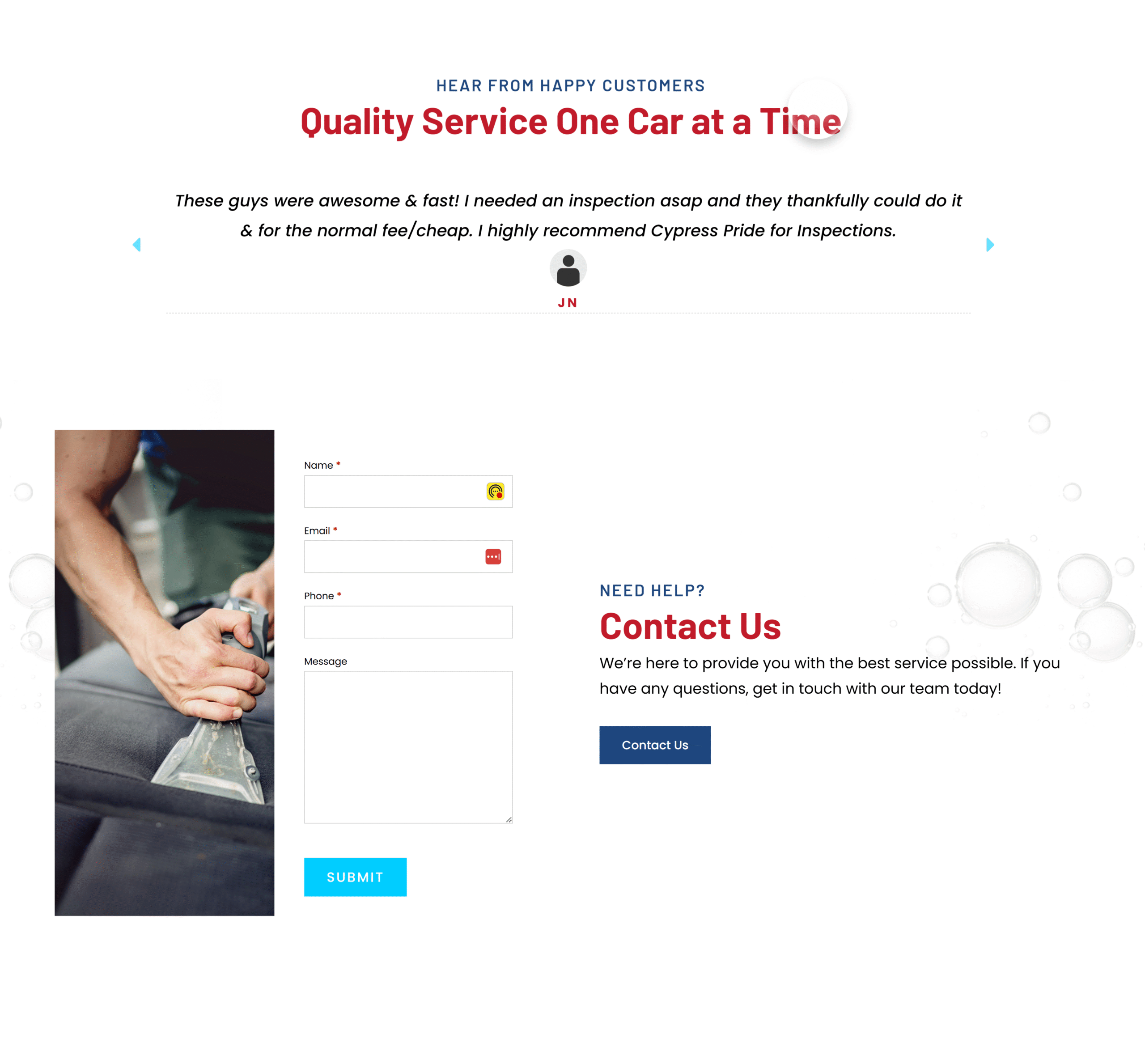Super Shine Car Wash Home Page Contact Us