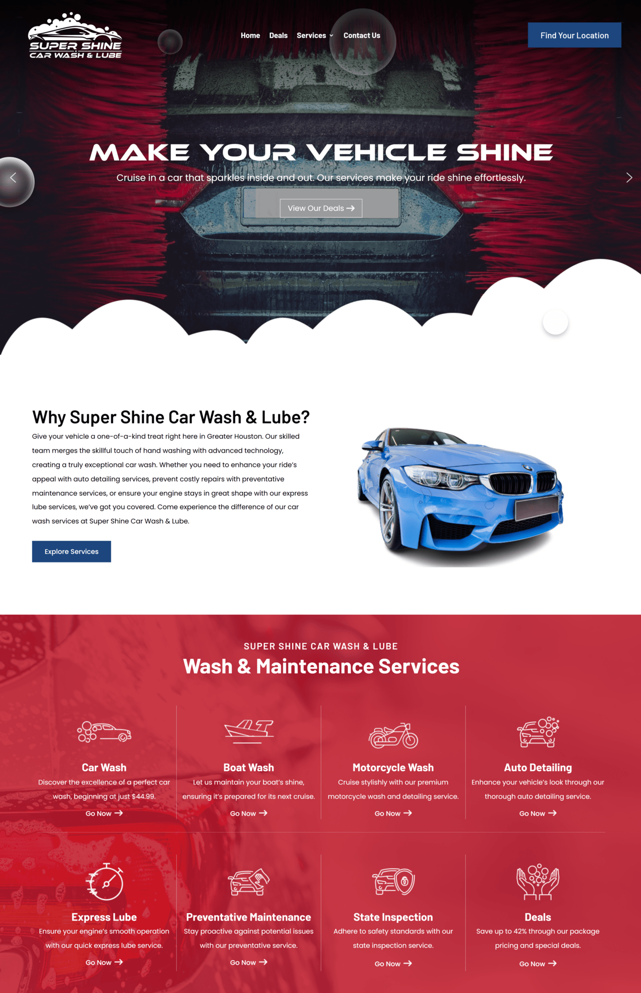 Touch free automatic hand car wash car sanitation cleaning detailing service houston tx super shine car wash lube