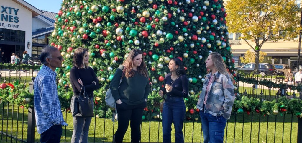 Itvibes team laughing at christmas lunch in the woodlands texas | itvibes Itvibes Team Laughing at Christmas Lunch in the Woodlands Texas