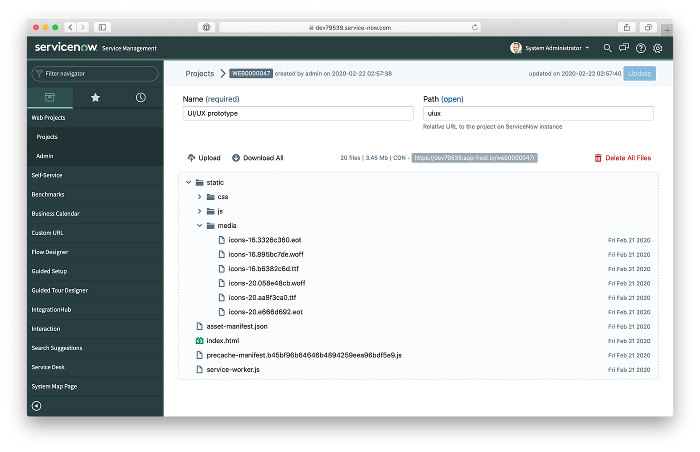 Servicenow System Configuration Interface Supporting Data Governance Access Controls and Compliance Management