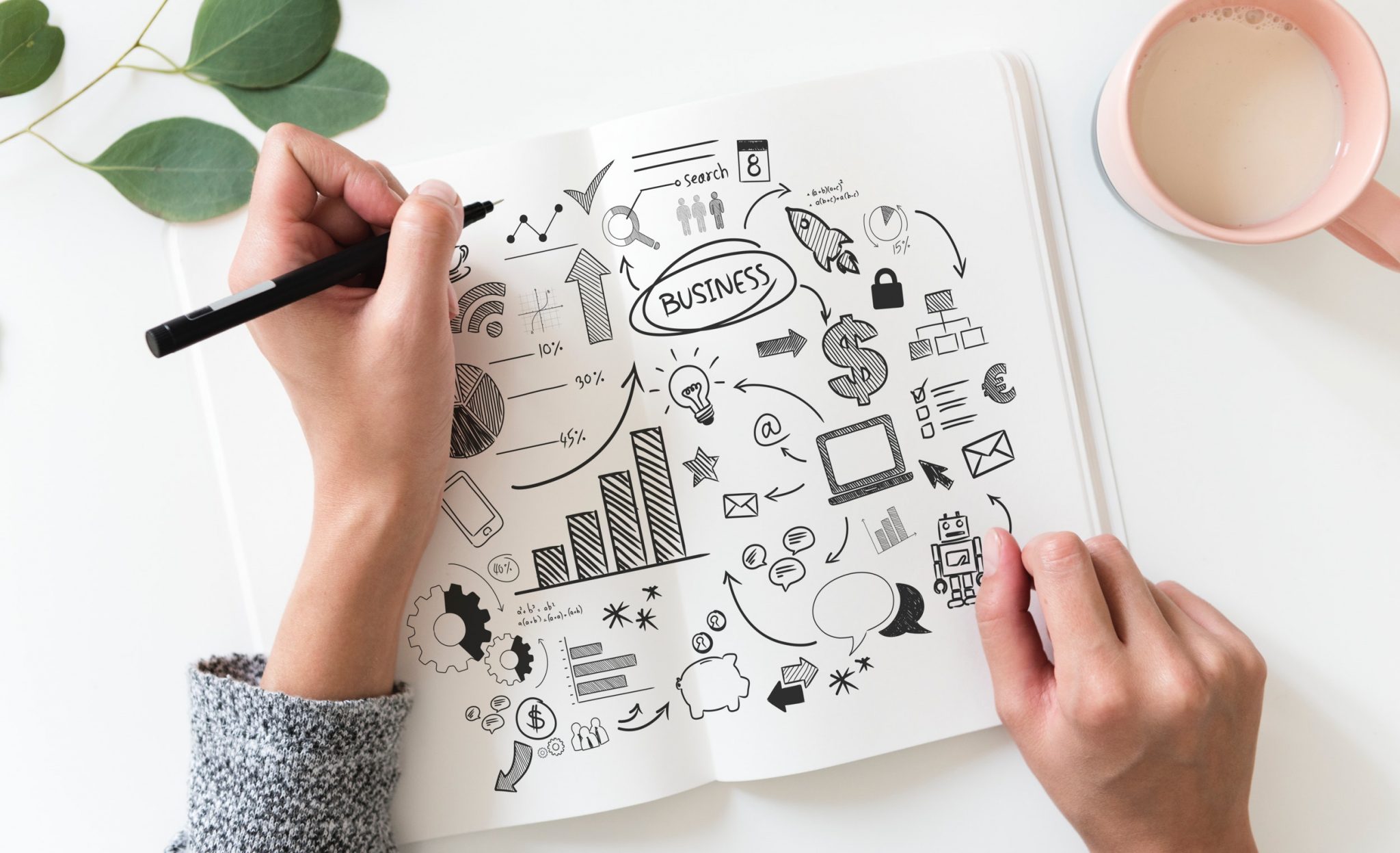 Small Business Marketer Concept, ITVibes