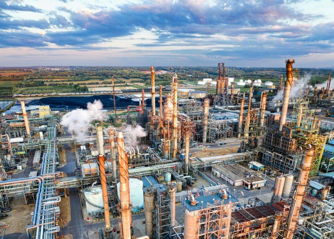 Refinery From a Birds Eye View