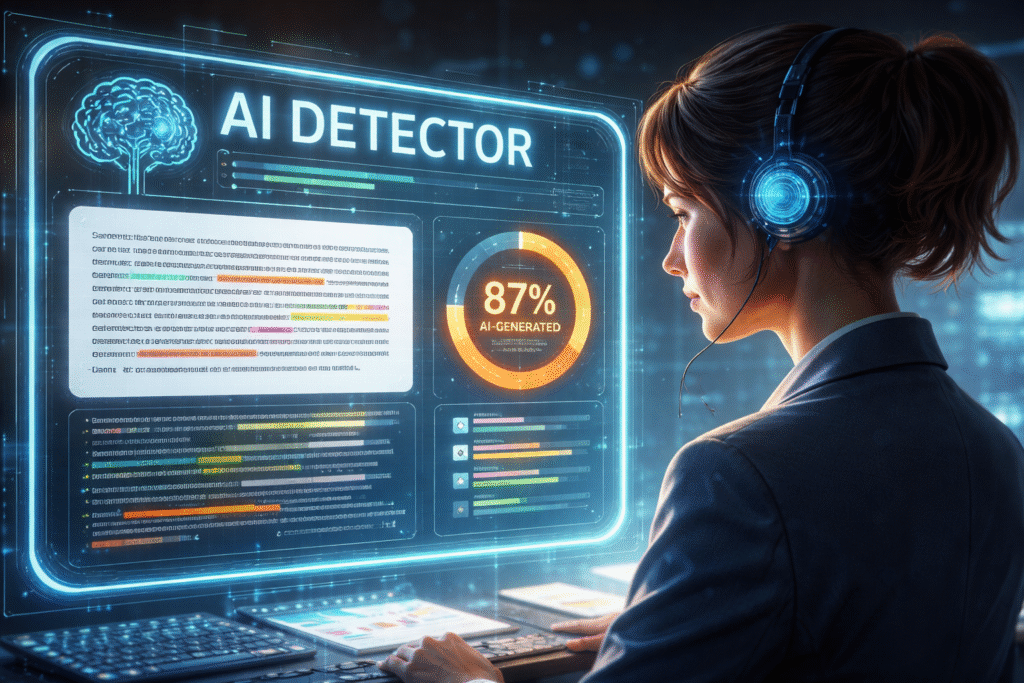 How AI Detectors Work and What They Analyze